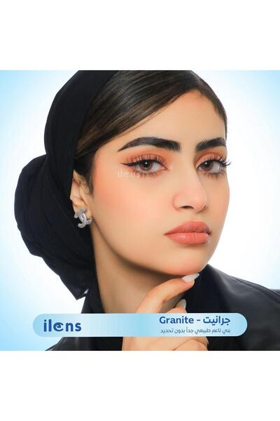 Lens ilens monthly cosmetic contact lenses, granite color