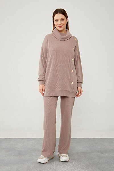 Levidor Vizon Salaş Balıkçı Yaka Triko Takım