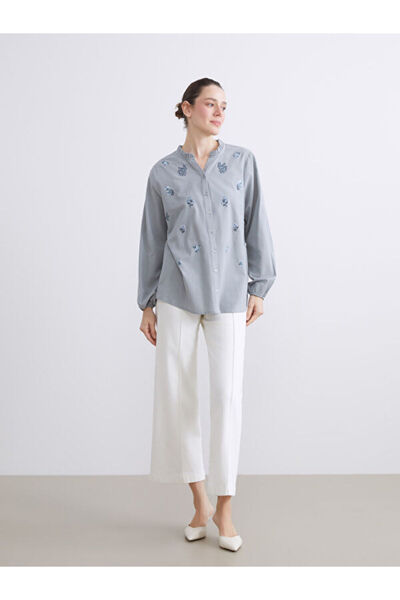 LC Waikiki Empty Collar Floral Women's Shirt