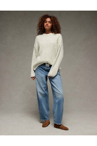 AMERICAN EAGLE AE Oversized Waffle Sweater