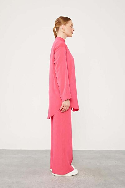 Levidor Fuchsia Pleated Judge Collar Fabric Set