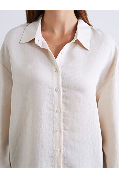 LC Waikiki Striped Poplin Women's Shirt