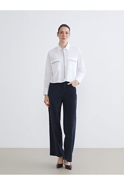 LC Waikiki Stoned Oversize Women's Shirt