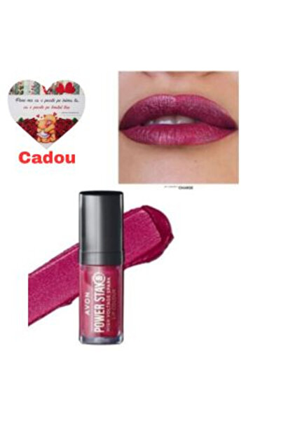 AVON High Voltage Spark Cherry Charge – 3D Liquid Lipstick for Electrifying Shine + Personalized Magnet