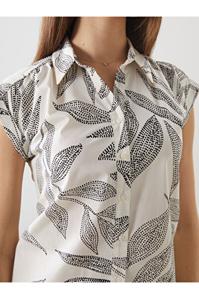 LC Waikiki Floral Poplin Women's Shirt