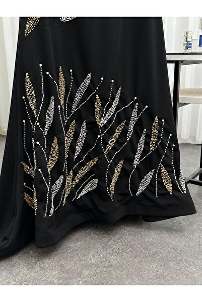 Heidi black embroidered dress