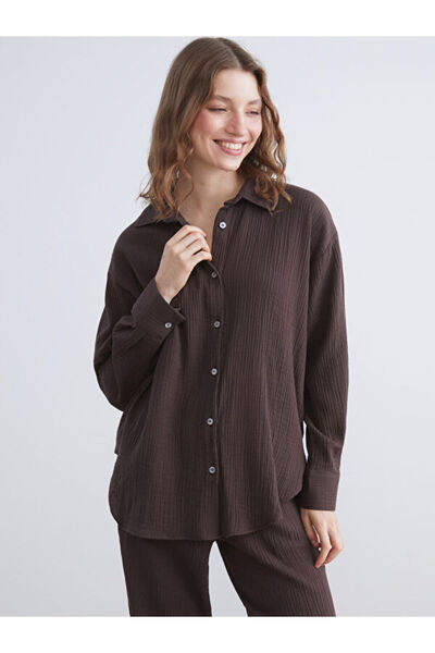 LC Waikiki Textured Muslin Women's Shirt