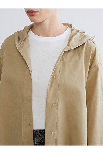 LC Waikiki Hooded Oversize Women's Shirt