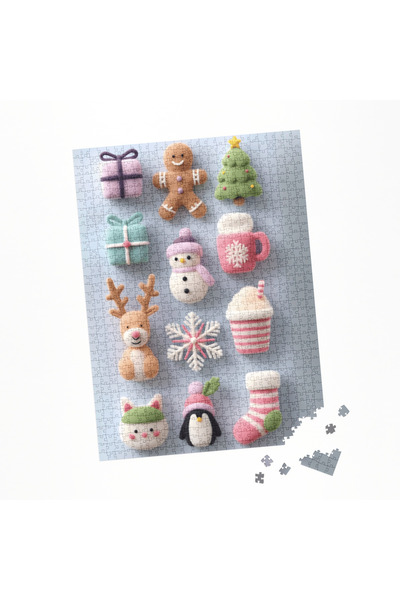 Soi Craft 500 Piece Puzzle Cute Winter Figures Collection