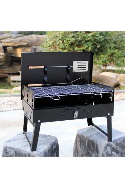 Generic Portable foldable BBQ grill – easy to set up for camping and family trips