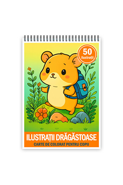 Legendary Gifts Carte de colorat, 50 de ilustratii Ilustratii Dragastoase, 106 pagini, A5
