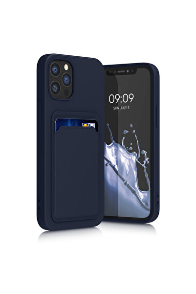 KWmobile Carcasă pentru Apple iPhone 12 / iPhone 12 Pro, silicon, albastră, 55112.17,