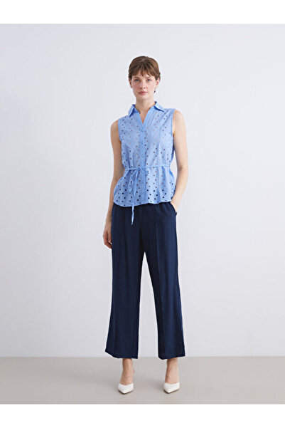 LC Waikiki Openwork Brode Women's Shirt