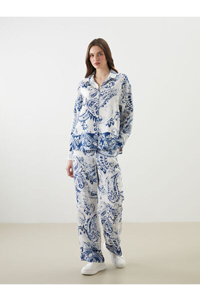 LC Waikiki Cămașă oversize pentru femei cu model