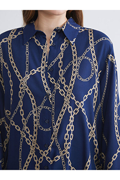 LC Waikiki Жіноча сорочка з ланцюговим візерунком