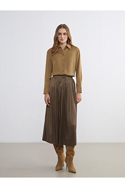 LC Waikiki Oversize Satin Women's Shirt