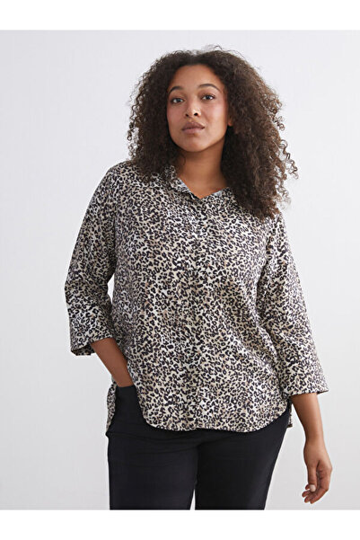 LC Waikiki Leopard Patterned Women's Shirt