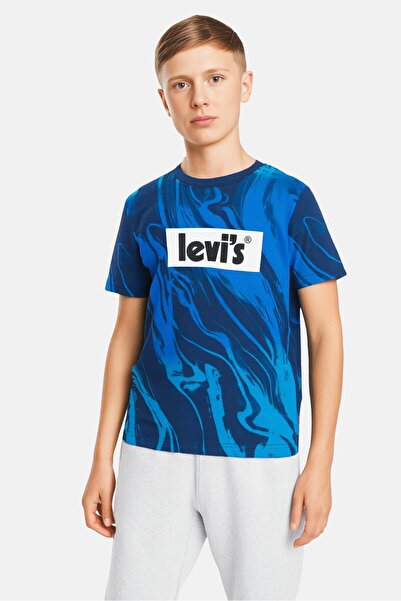 Levi's Kids Boy Brand Logo Short Sleeve T-Shirt, Multicolor