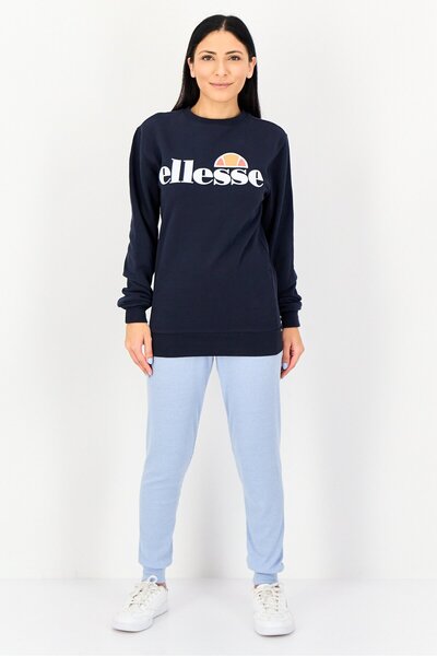 Ellesse Women Sportswear Fit Long Sleeve Outdoor Sweatshirt, Navy