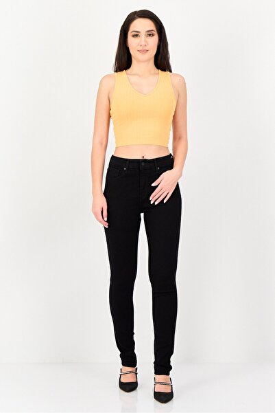 Levi's Women Slim Fit Solid Stretchable Denim, Blue