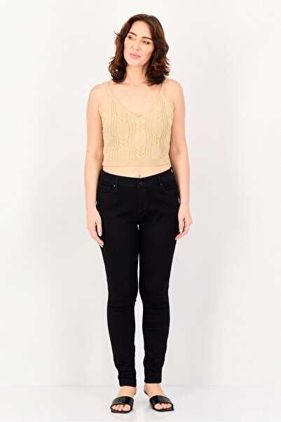 Levi's Women Slim Fit Solid Stretchable Denim, Black