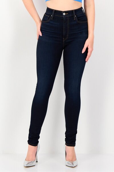 Levi's Women Skinny Fit Plain Stretchable Denim, Navy
