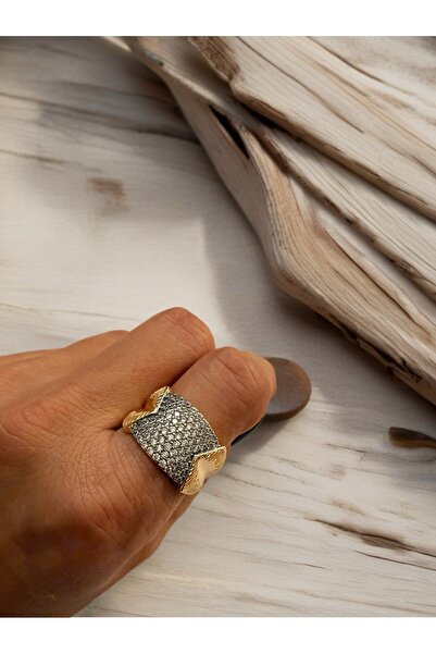 Bo Takı ve Aksesuar خاتم قابل للتعديل من ماركة زيركون ستون