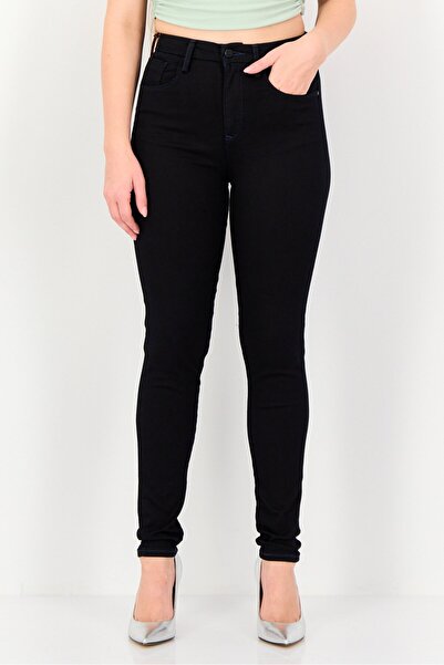 Levi's Women Skinny Fit Solid Stretchable Jeans, Black