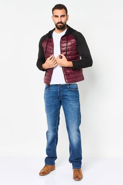 Marc New York Men Quilted Hooded Puffer Jacket, Multicolor