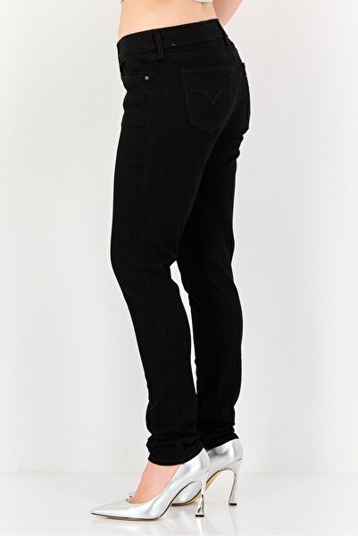 Levi's Women Skinny Fit Solid Stretchable Jeans, Black