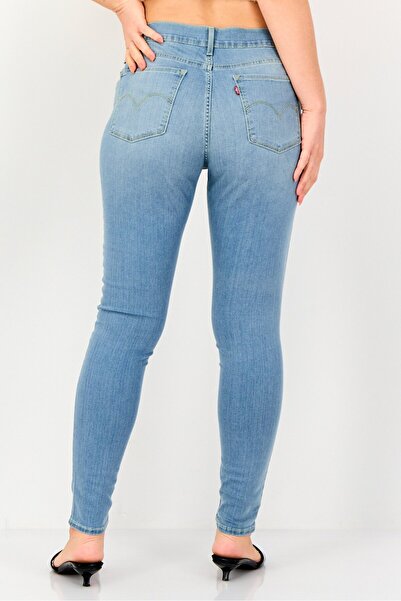 Levi's Women 710 Skinny Fit Washed Stretchable Denim Jeans, Light Blue