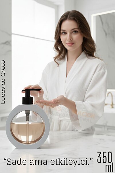 Transformacion Liquid Soap Dispenser – Off-White Color, 350 Ml, Modern Design 722350