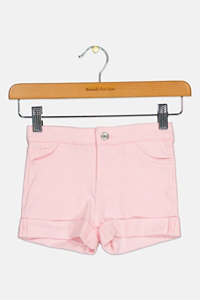 Levi's Toddlers Girl Plain Denim Shorts, Pink