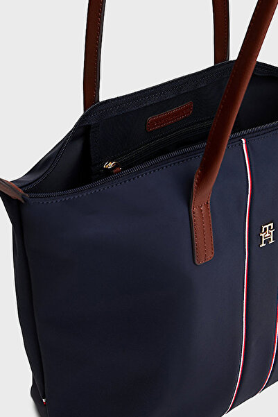Tommy Hilfiger Tote Bag with Logo Shoulder Strap Bag Aw0Aw17706 0Gy