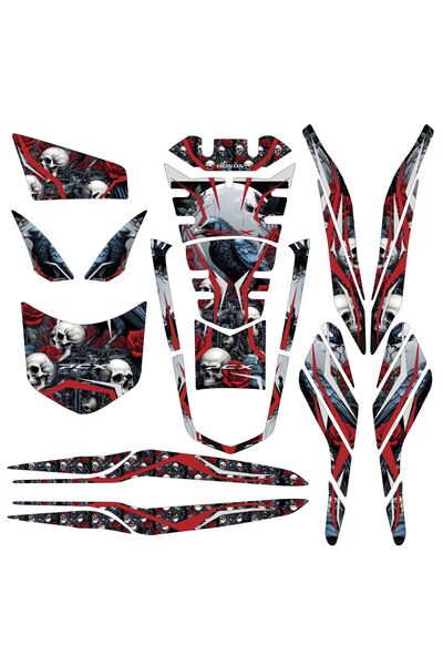 Honda PCX 2021-2024 Tank Pad Kurukafa