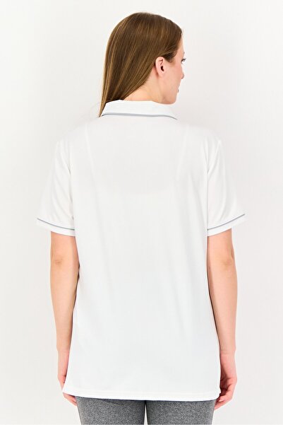 Under Armour Women Loose Fit Short Sleeve Training Polo Shirt, White