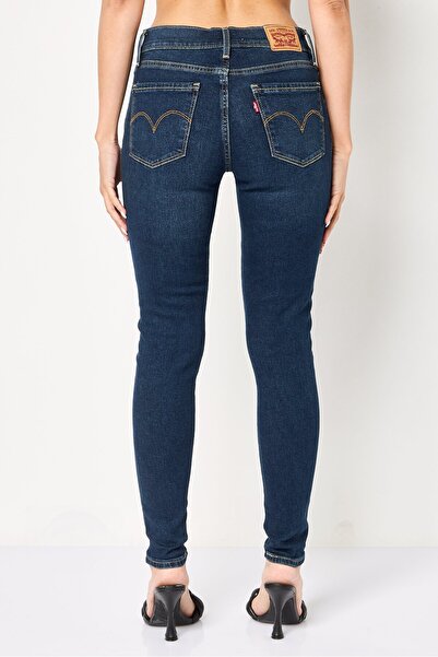 Levi's Women Skinny Fit Washed Stretchable Jeans, Blue