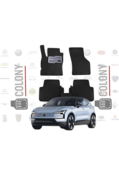 COLONY Volvo Ex30 Elektrik Hücreli Premium Eva Paspas Seti Tam Set Paspas Tak...