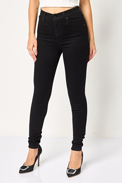 Levi's Women Skinny Fit Solid Stretchable Denim, Black