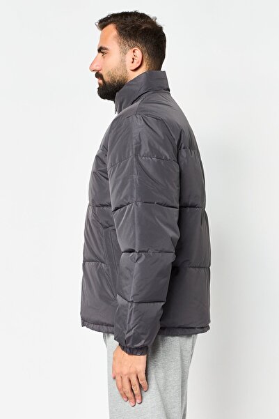 hummel Men Sportswear Fit Long Sleeve Outdoor Bomber Jacket, Grey