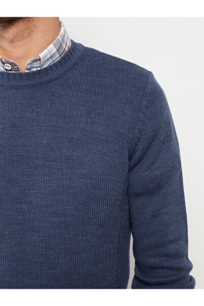 LC Waikiki Pulover pentru bărbați cu mânecă lungă cu guler rotund