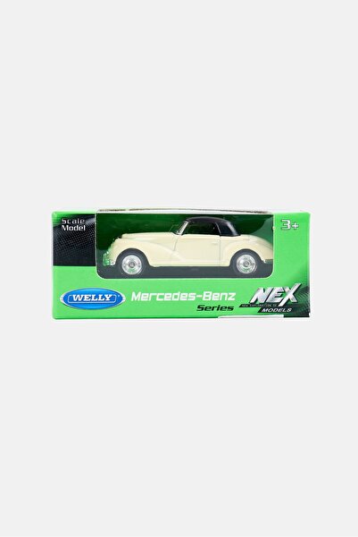 WELLY Mini Mercedes Benz Nex Model Car, Beige