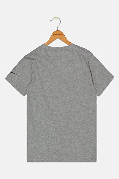 Nike 3Brand by Russell Wilson Kids Boy Sportswear Fit Short Sleeve Training T-Shirt, Grey