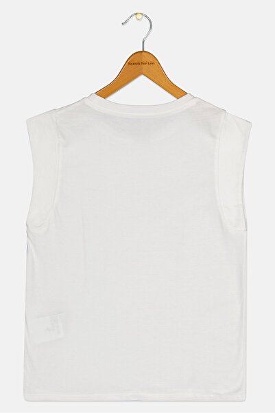 Levi's Kids Girl Cap Sleeve Brand Logo T-Shirt, White