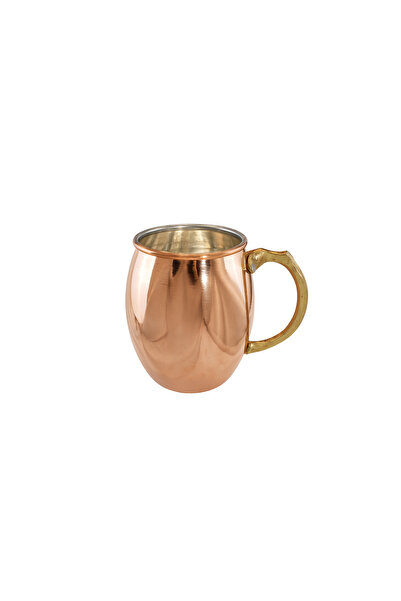 Cuvesta Modern El Yapımı Klasik Bakır Bardak 8x10cm