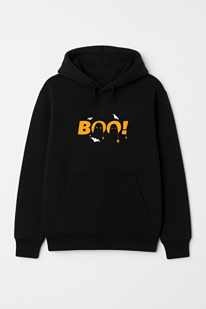 CALKARCOLLECTION سويت شيرت (هودي) للجنسين من Boo Bat بغطاء رأس