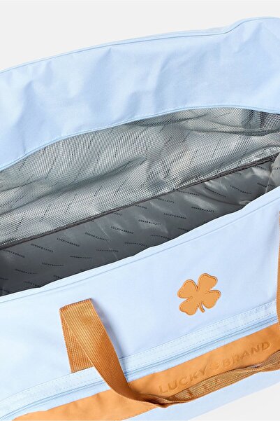 LUCKY BRAND Brand Logo Rolling Duffle Bag, Lavender