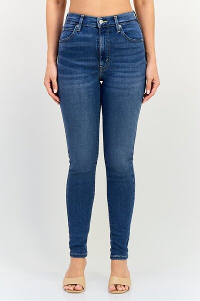 Levi's Women Skinny Fit Wash Stretchable Denim, Mid Blue