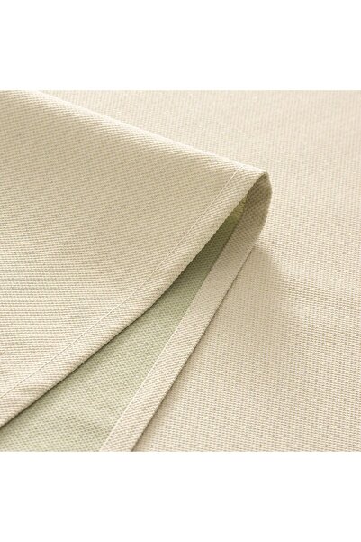 GAMUSI Christmas tablecloth GAMUSI, simple gold pattern, rectangular, 140x240 cm, table green color