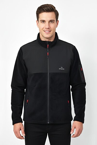DYNAMO Мъжка флисова яке с цип и джобове, голям размер 6545 BGL-ST04918
